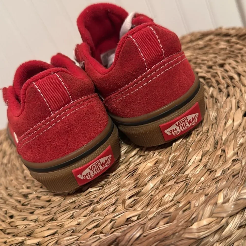 Vans Seldon Kids Red Sneakers - 12 - Great Condition
